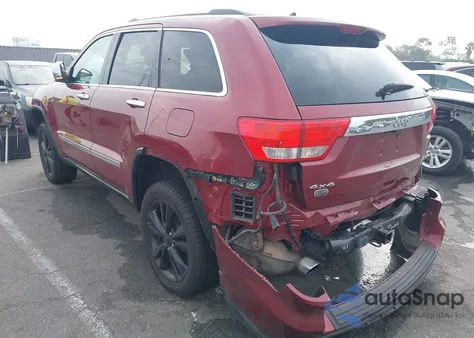 2013 Jeep Grand Cherokee Overland из США, поврежденный, VIN 1C4RJFCT1DC614895